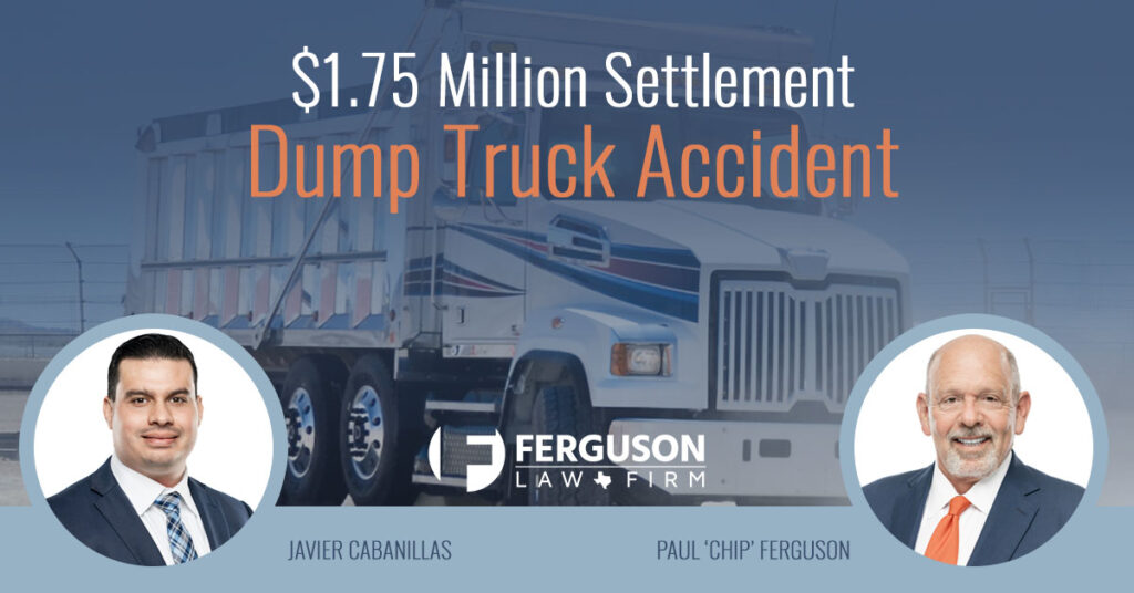 FERGUSON-LAW-OBTAINS-$1.75-MILLION-SETTLEMENT-DUMP-TRUCK-ACCIDENT