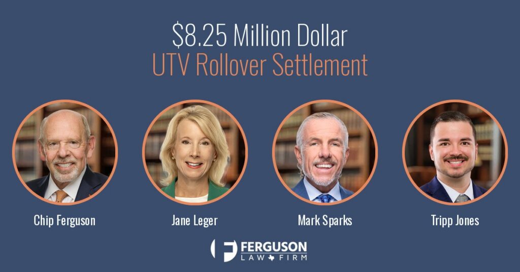 $8.25 MILLION DOLLAR UTV ROLLOVER SETTLEMENT