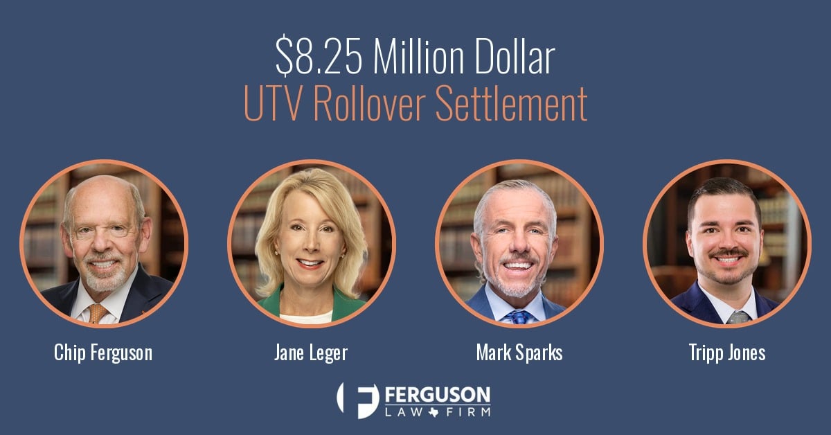$8.25 MILLION DOLLAR UTV ROLLOVER SETTLEMENT